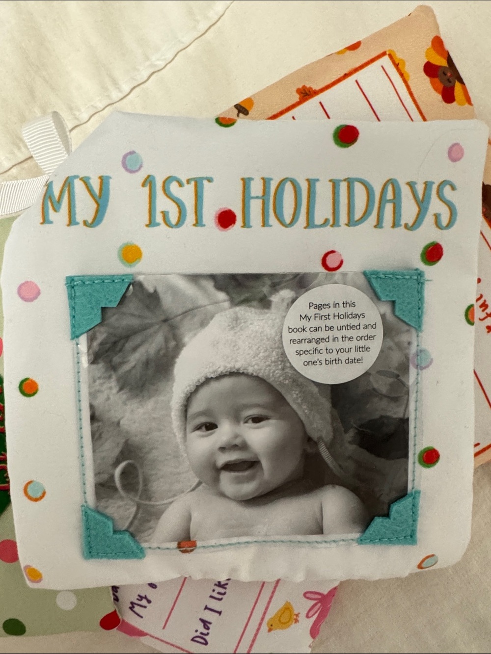 My 1st Holidays Soft Baby Board Book - mudpie